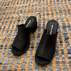 Black Mule Heels